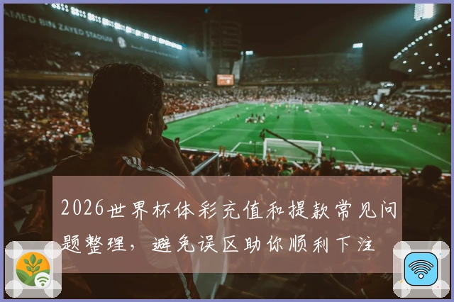 2026世界杯体彩充值和提款常见问题整理，避免误区助你顺利下注