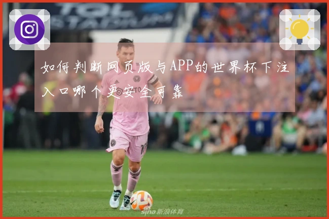 如何判断网页版与APP的世界杯下注入口哪个更安全可靠