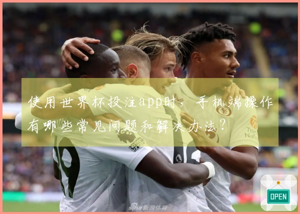 使用世界杯投注app时，手机端操作有哪些常见问题和解决办法？